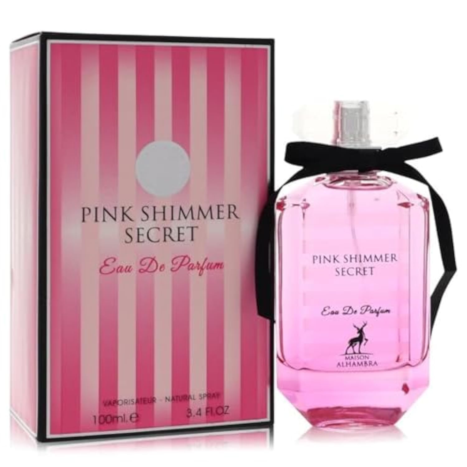 ادکلن پینک شیمر سکرت الحمبرا ۱۰۰ میل با رایحه ویکتوریا سکرت بامبشل(PINK SHIMMER SECRET ALHAMBRA)