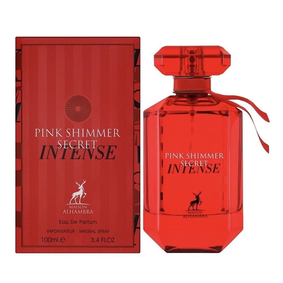 ادکلن پینک شیمر سکرت اینتنس الحمبرا ۱۰۰ میل با رایحه ویکتوریا سکرت بامبشل اینتنس (PINK SHIMMER SECRET INTENSE ALHAMBRA)