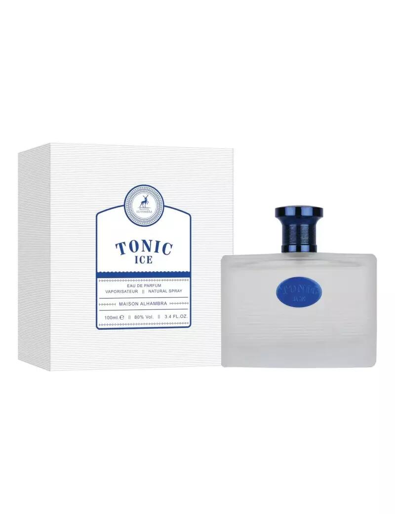 ادکلن تونیک ایس الحمبرا ۱۰۰ میل با رایحه جنتونیک میکالف (TONIC ICE ALHAMBRA)
